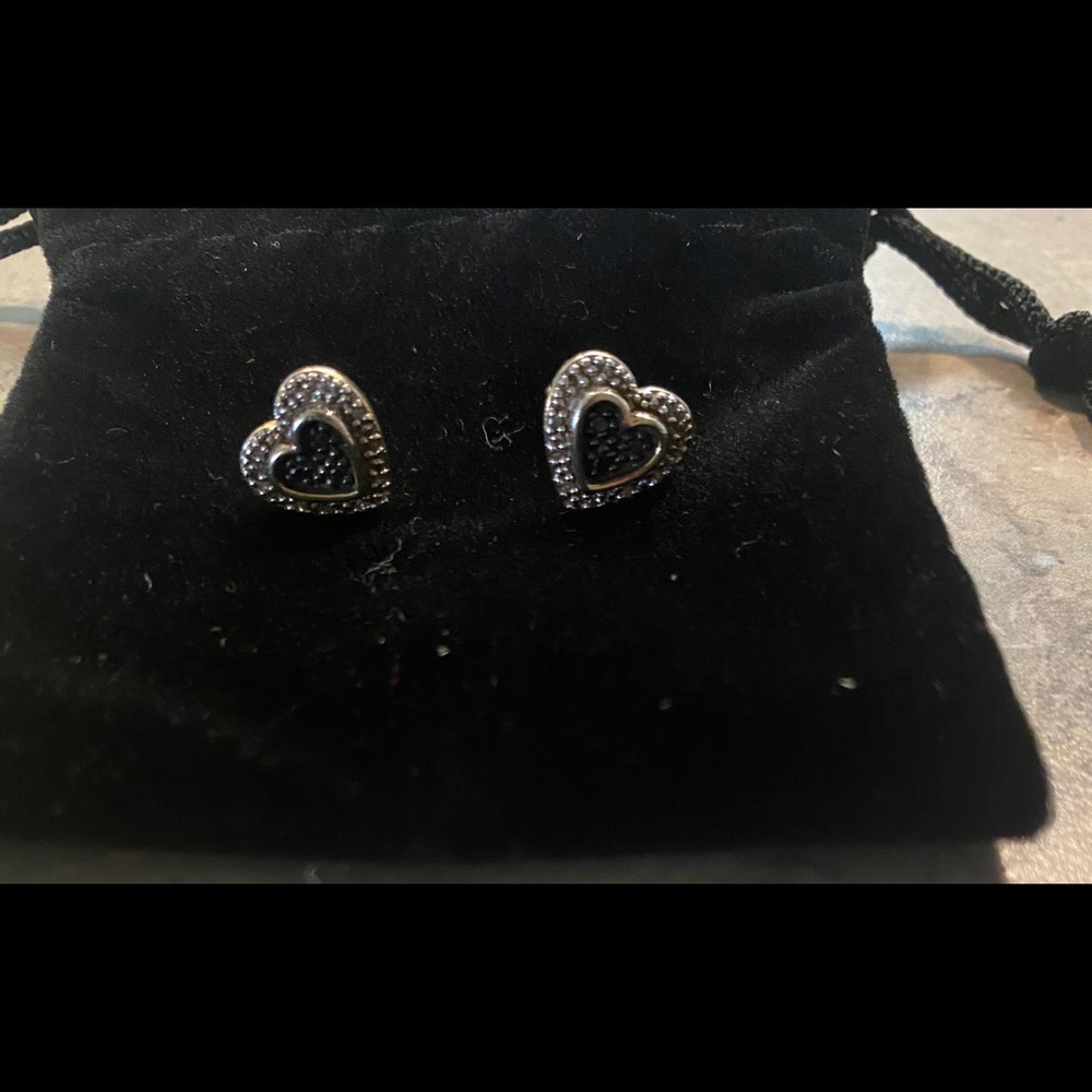 Genuine diamond earrings